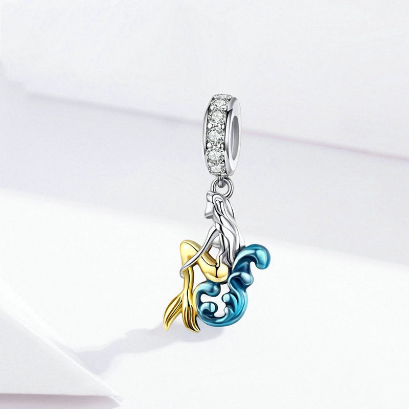 Jorrio Ocean Mermaid Fashion Sterling Silver Charm