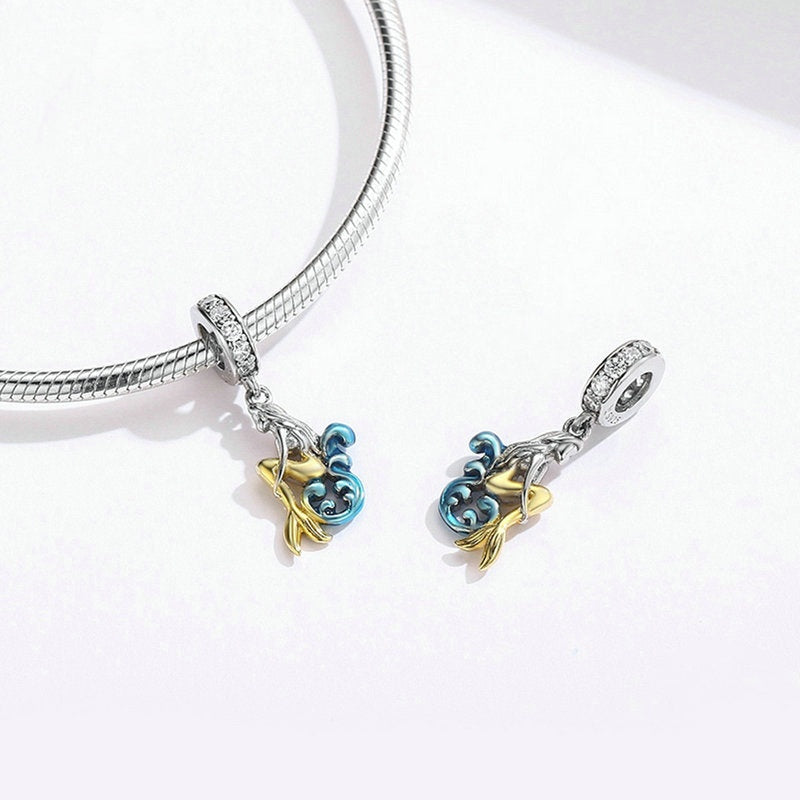 Jorrio Ocean Mermaid Fashion Sterling Silver Charm