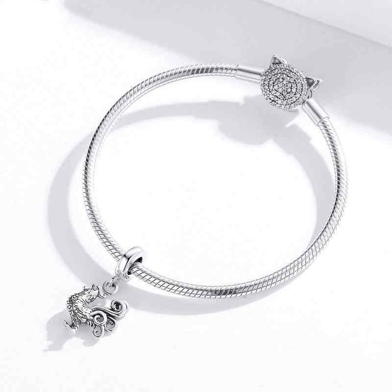 Jorrio Classic Rooster Animal Sterling Silver Charm