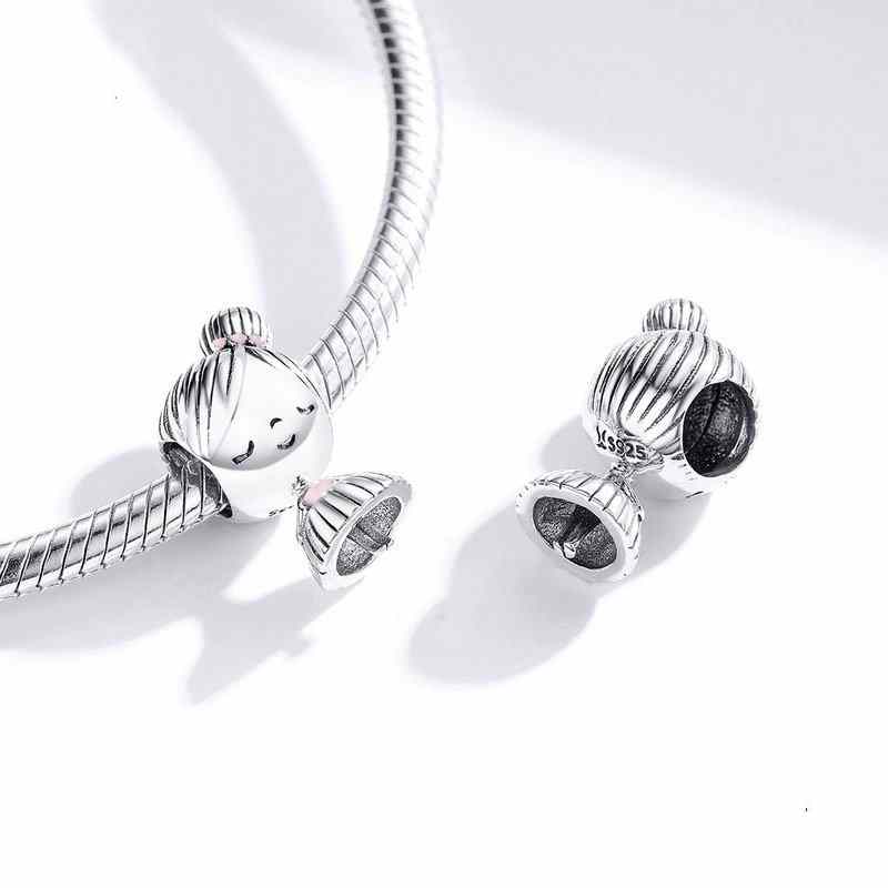 Jorrio Fashion Boys and Girls Love Sterling Silver Charm
