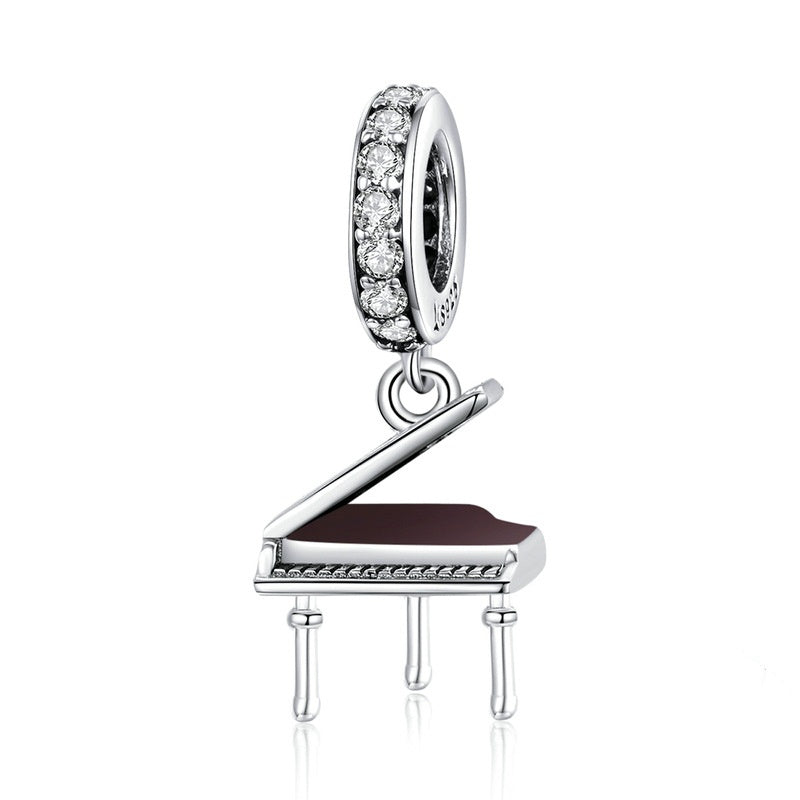 Jorrio Fantasy Art Piano Sterling Silver Charm
