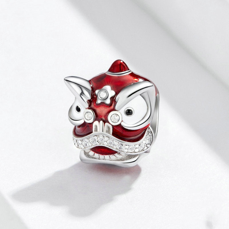Jorrio New Year Celebration Lion Dance Sterling Silver Charm