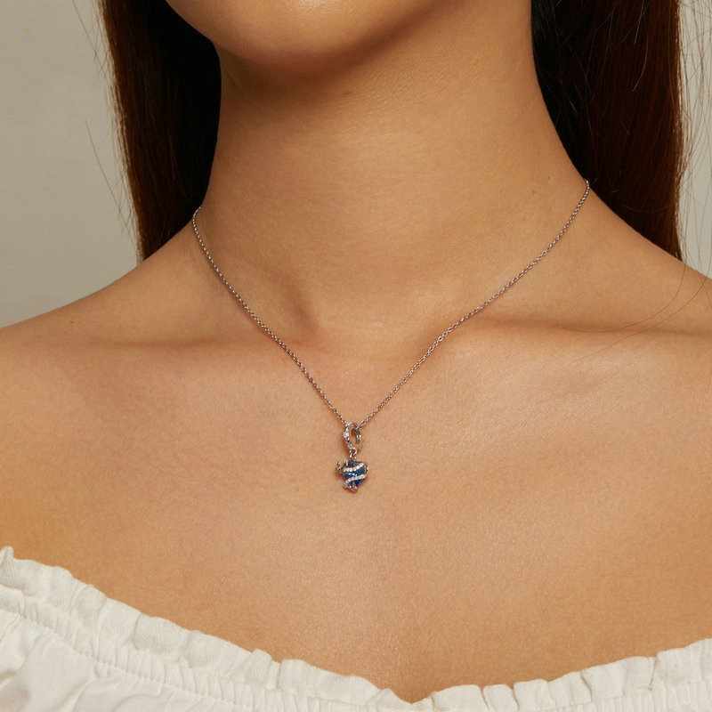 Jorrio Fantasy Magic Prom Heart Sterling Silver Charm