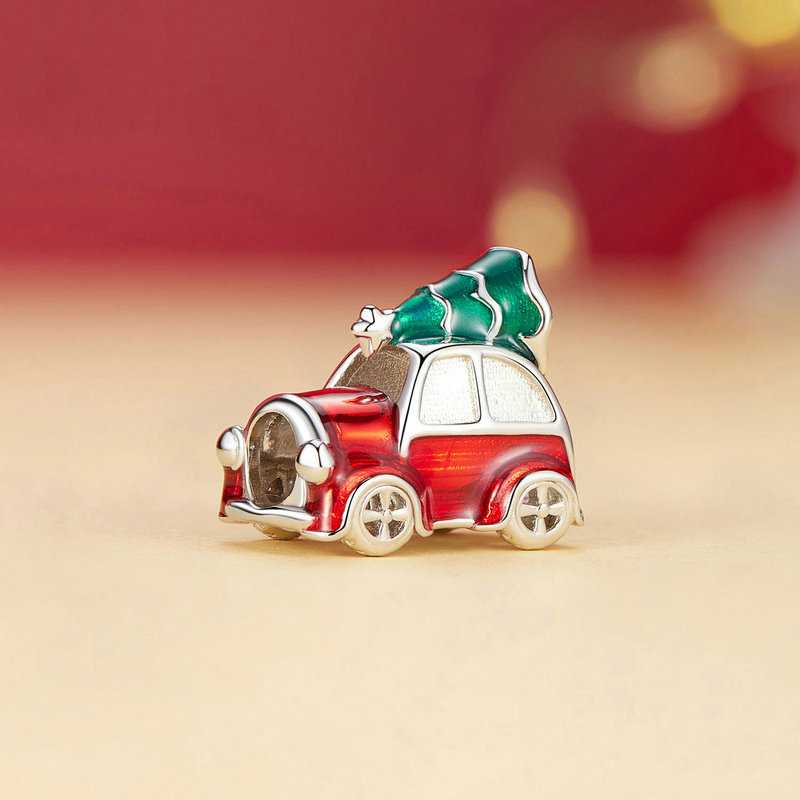 Jorrio handmade Christmas car sterling silver charms