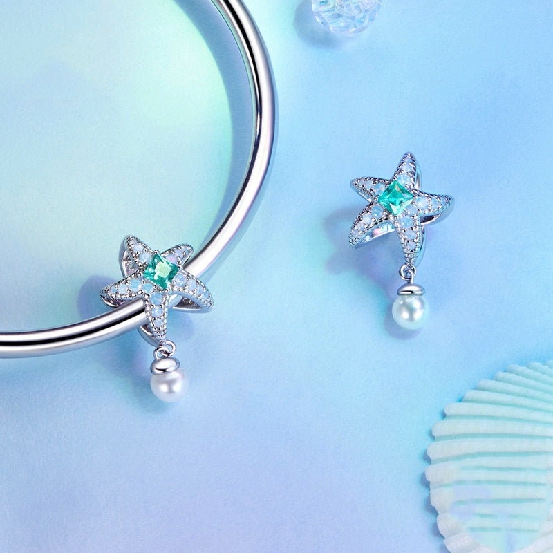 Jorrio Summer Fantasy Starfish Sterling Silver Charm