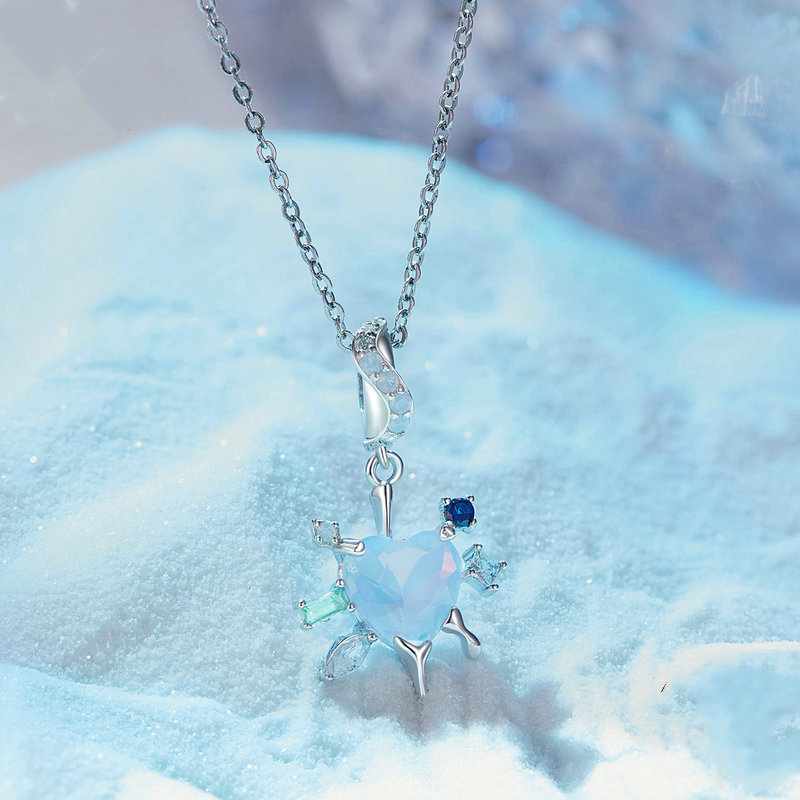 Jorrio handmade heart Christmas snowflake bear sterling silver charms