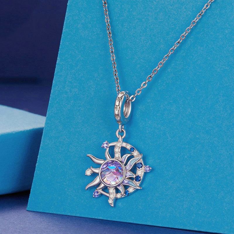 Jorrio Vintage Magic Sun and Moon Sterling Silver Charm