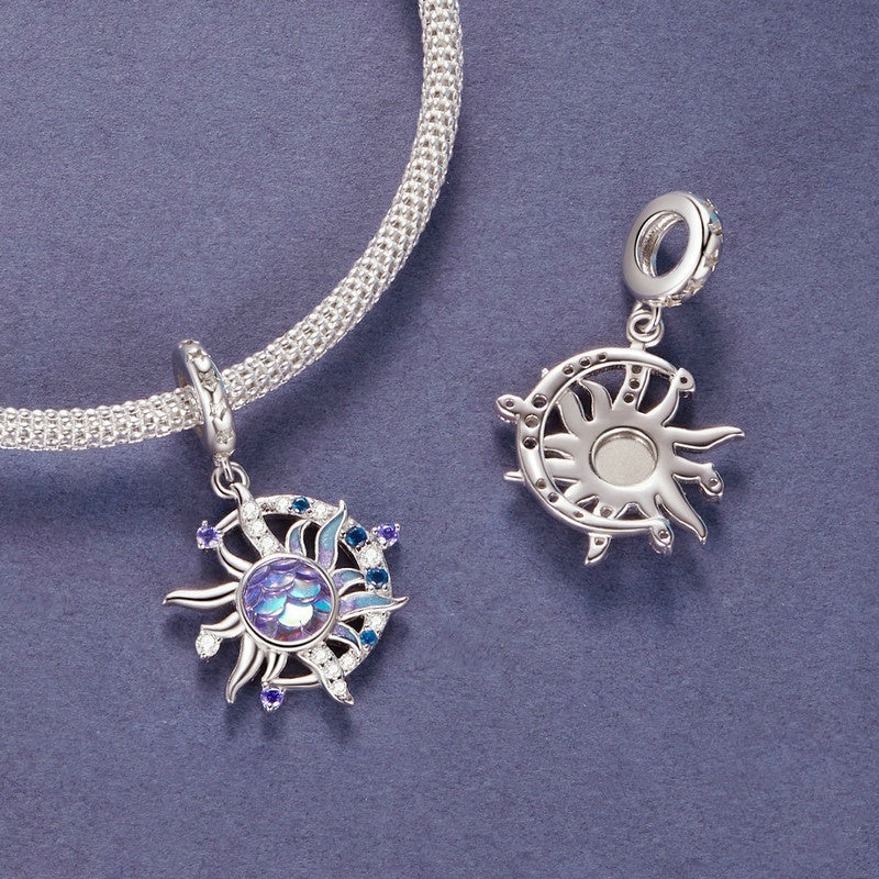 Jorrio Vintage Magic Sun and Moon Sterling Silver Charm