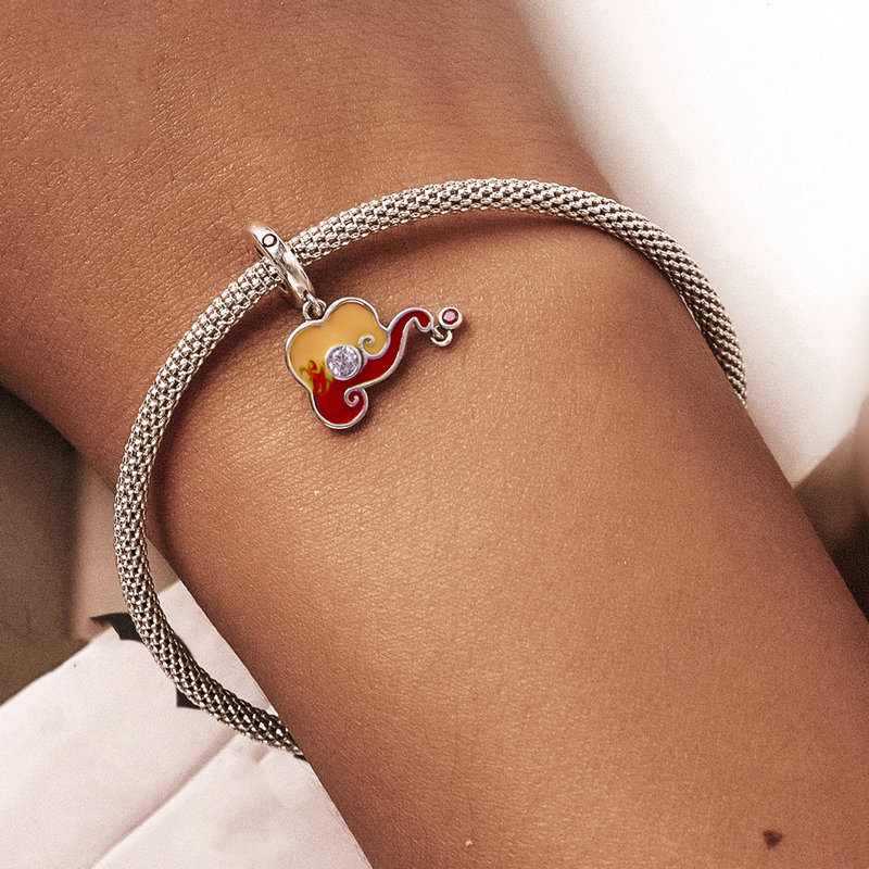 Jorrio New Year's Lucky Clouds Sterling Silver Charm