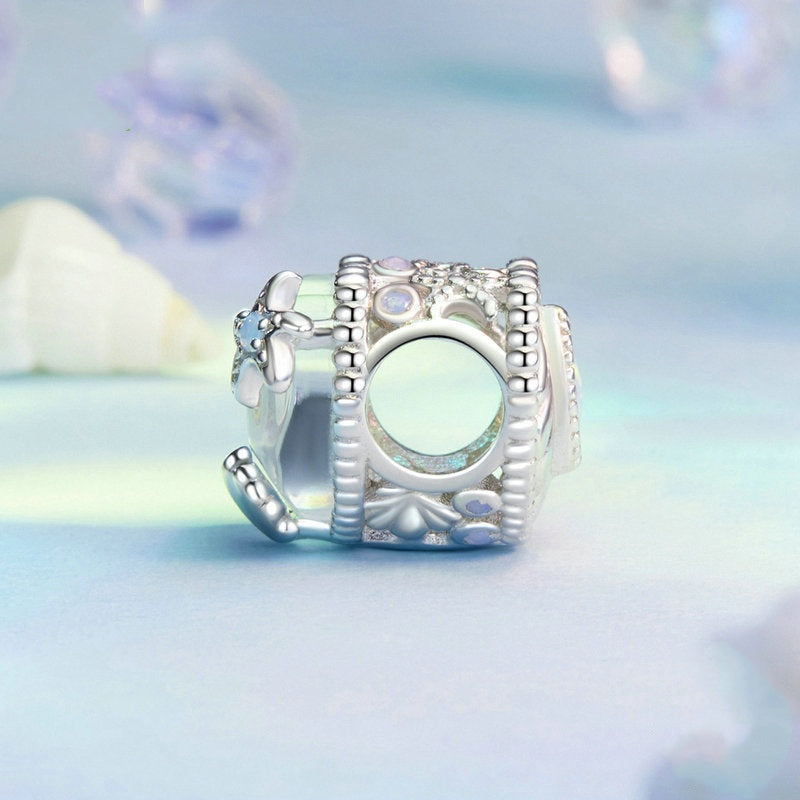 Jorrio Ocean Starfish Love Shell Sterling Silver Charm