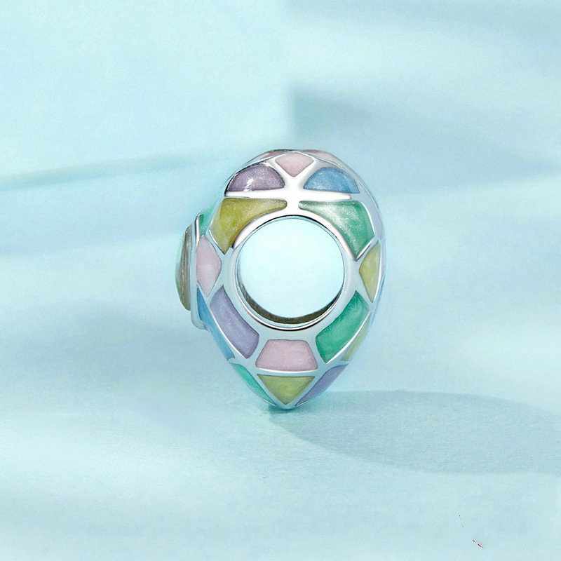 Jorrio Dreamy Girl Heart Neon Sterling Silver Charm