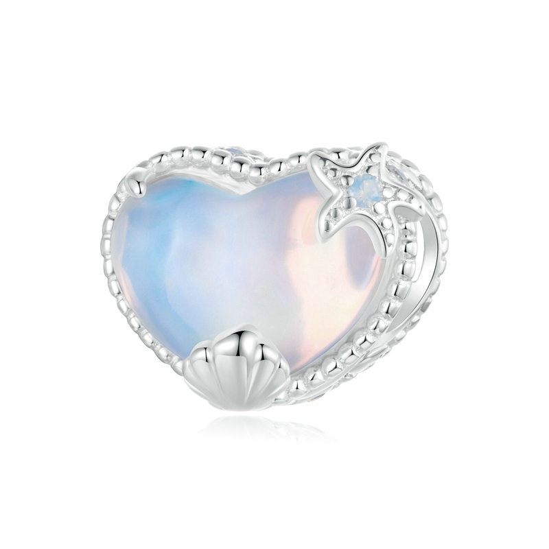 Jorrio Ocean Starfish Love Shell Sterling Silver Charm
