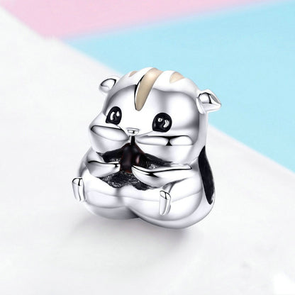 Jorrio Cute Animal Hamster Sterling Silver Charm