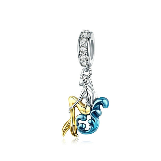 Jorrio Ocean Mermaid Fashion Sterling Silver Charm