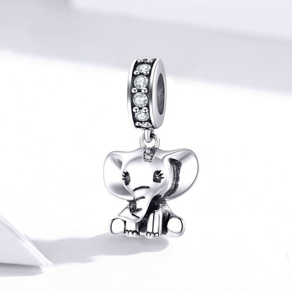 Jorrio Cute Animal Elephant Sterling Silver Charm