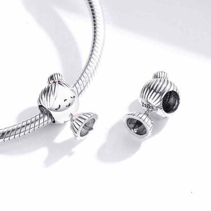 Jorrio Fashion Boys and Girls Love Sterling Silver Charm