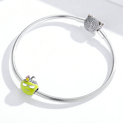 Jorrio Flower Cool Fruit Coconut Sterling Silver Charm