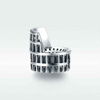 Jorrio Vintage Roman Colosseum Sterling Silver Charm