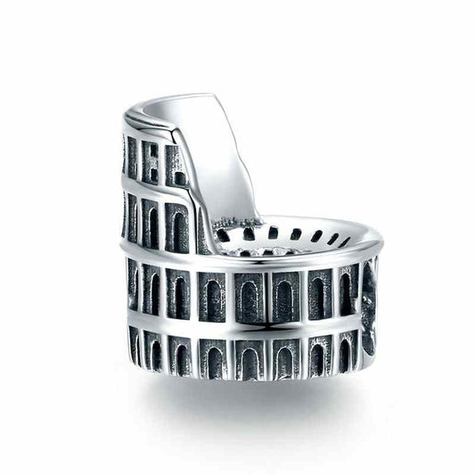 Jorrio Vintage Roman Colosseum Sterling Silver Charm