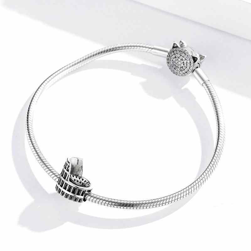 Jorrio Vintage Roman Colosseum Sterling Silver Charm