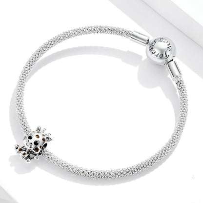 Jorrio Cute Animal Giraffe Sterling Silver Charm
