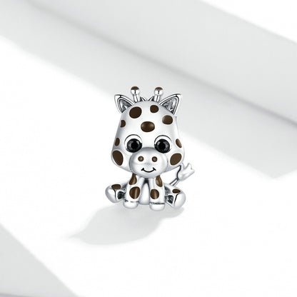 Jorrio Cute Animal Giraffe Sterling Silver Charm