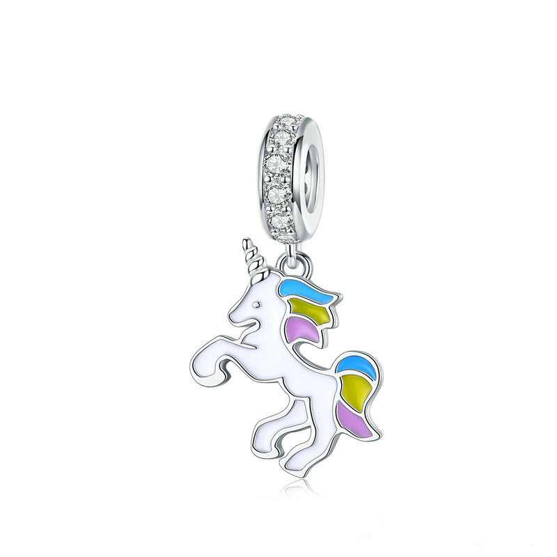 Jorrio handmade fantasy Unicorn sterling silver charms