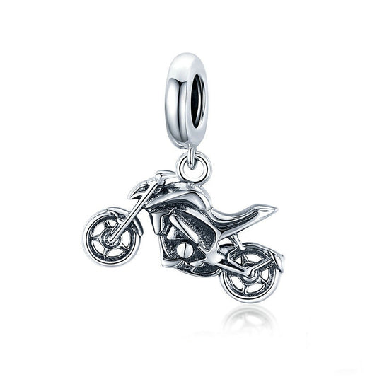 Jorrio Cool Sport Motorbike Sterling Silver Charm