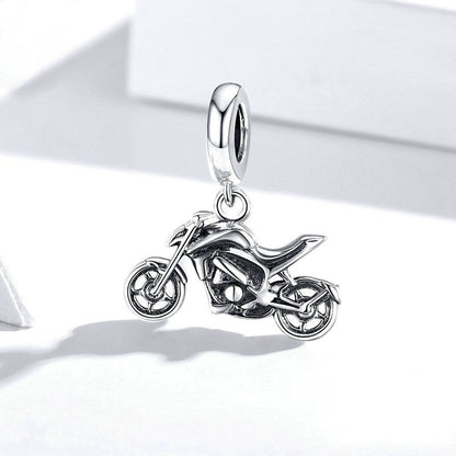 Jorrio Cool Sport Motorbike Sterling Silver Charm