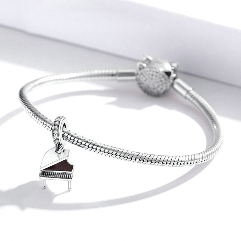 Jorrio Fantasy Art Piano Sterling Silver Charm