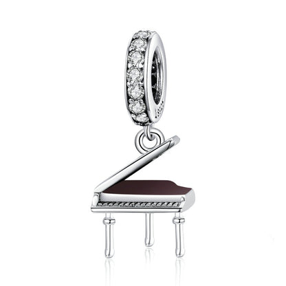 Jorrio Fantasy Art Piano Sterling Silver Charm