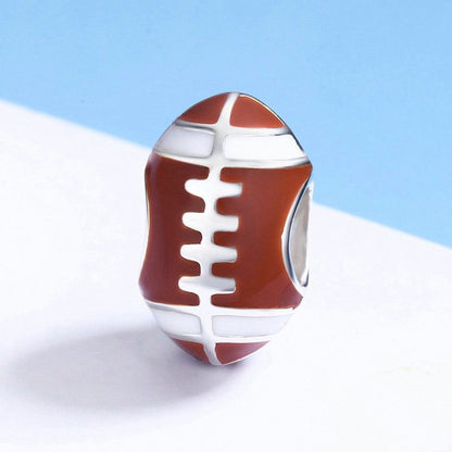 Jorrio Rugby Creative Sport Sterling Silver Charm