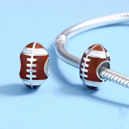 Jorrio Rugby Creative Sport Sterling Silver Charm