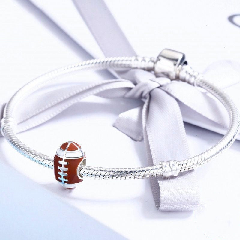 Jorrio Rugby Creative Sport Sterling Silver Charm