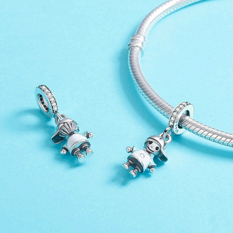 Jorrio Fashion Trend Cool Boy Sterling Silver Charm