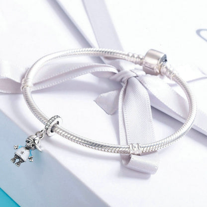 Jorrio Fashion Trend Cool Boy Sterling Silver Charm