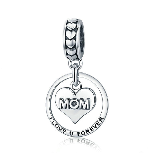 Jorrio I Love You Forever Mother's Day Sterling Silver Charm