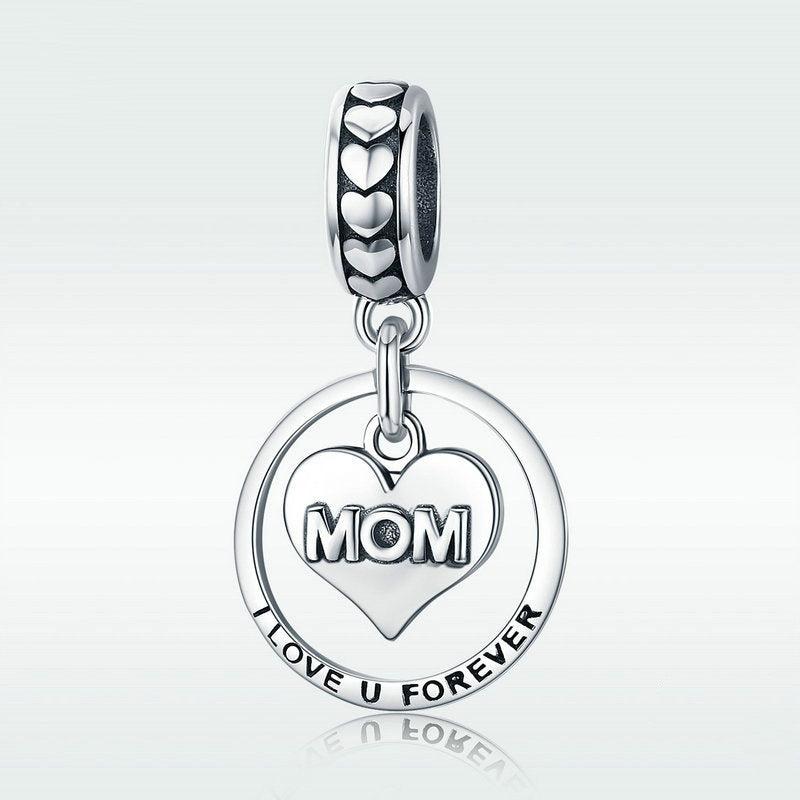 Jorrio I Love You Forever Mother's Day Sterling Silver Charm