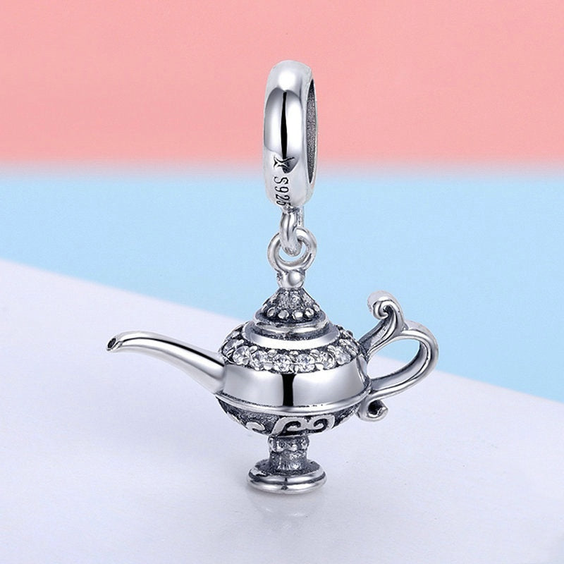 Jorrio Mystic Aladdin's Lamp Sterling Silver Charm