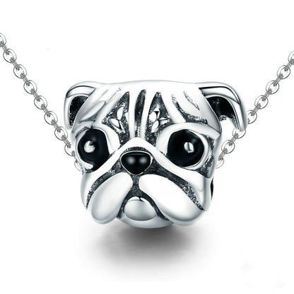 Jorrio Cute Animal Pug Puppy Sterling Silver Charm