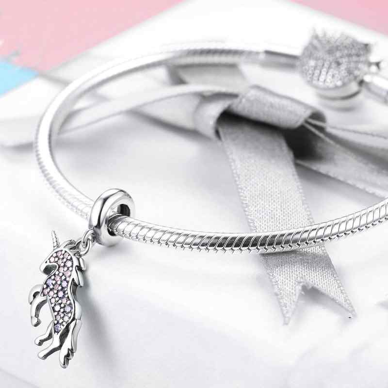 Jorrio handmade dreamy Unicorn sterling silver charms