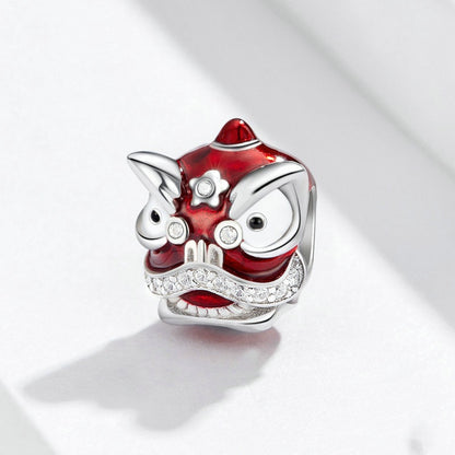 Jorrio New Year Celebration Lion Dance Sterling Silver Charm