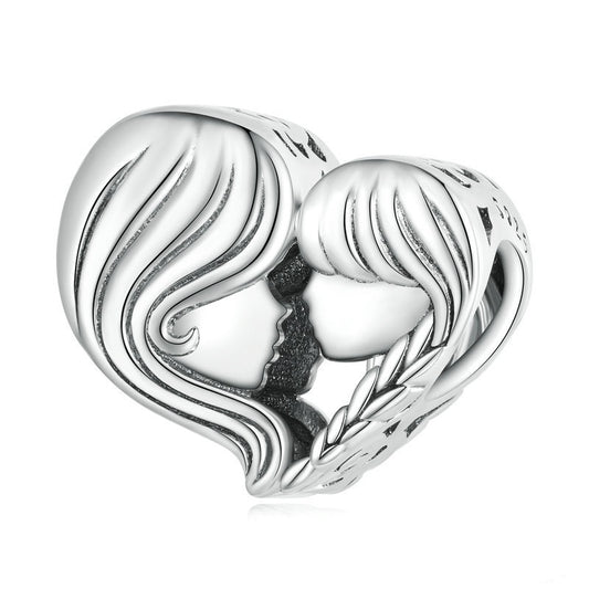 Jorrio Heart Cosy Mother's Day Sterling Silver Charm