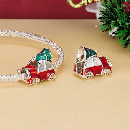 Jorrio handmade Christmas car sterling silver charms