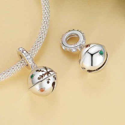 Jorrio handmade Christmas bell sterling silver charms