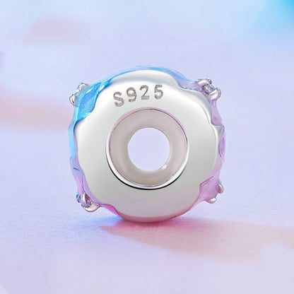 Jorrio Purple Dream Planet Sterling Silver Charm