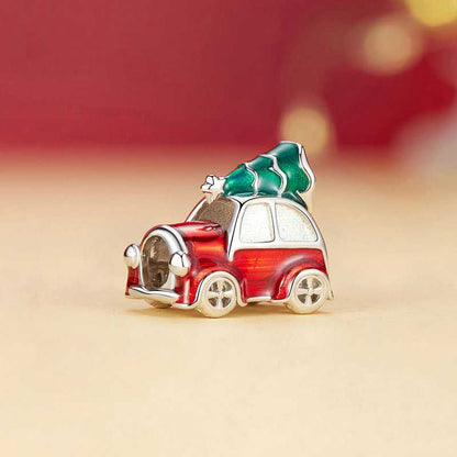 Jorrio handmade Christmas car sterling silver charms
