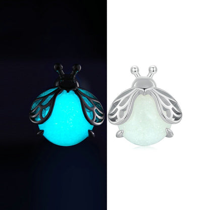 Jorrio Glow in the Dark Firefly Sterling Silver Earrings