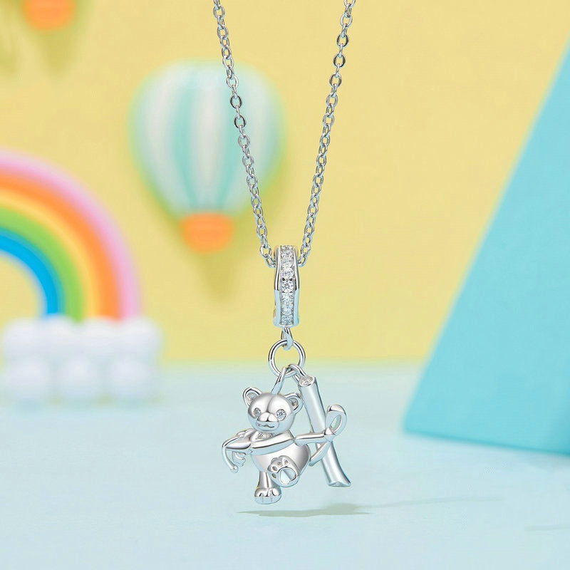 Jorrio Graduation Cute Bear Animal Sterling Silver Charm