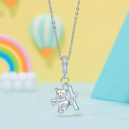 Jorrio Graduation Cute Bear Animal Sterling Silver Charm